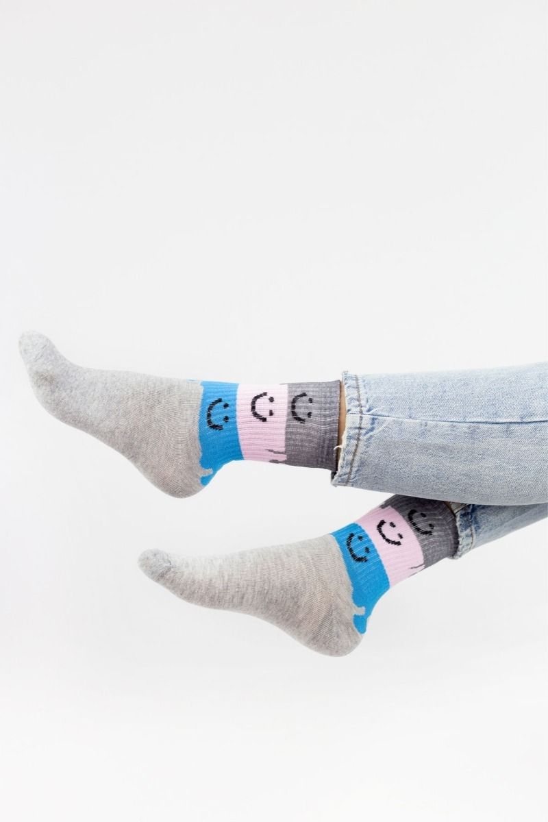 Γυναικείες Ημίκοντες Κάλτσες Modernty HAPPY 4 ζευγάρια