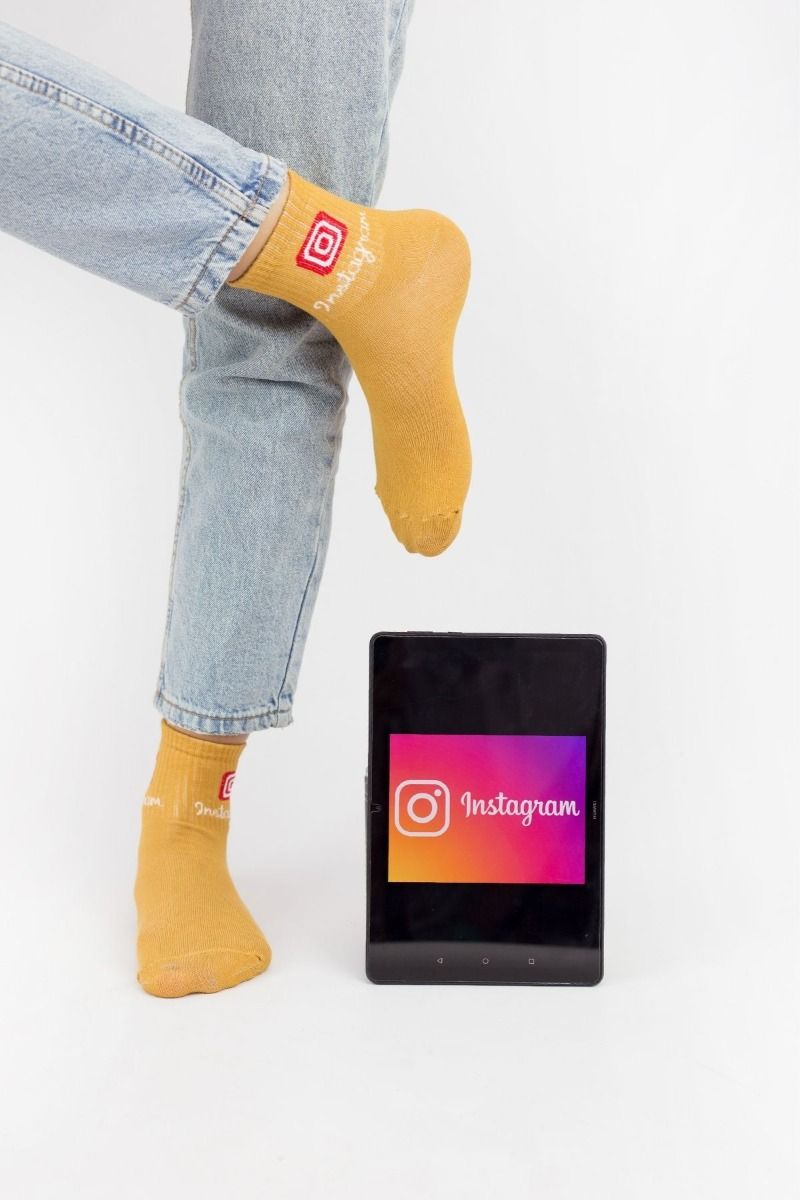 Γυναικείες ημίκοντες κάλτσες Modernty SOCIAL MEDIA 4 ζευγάρια