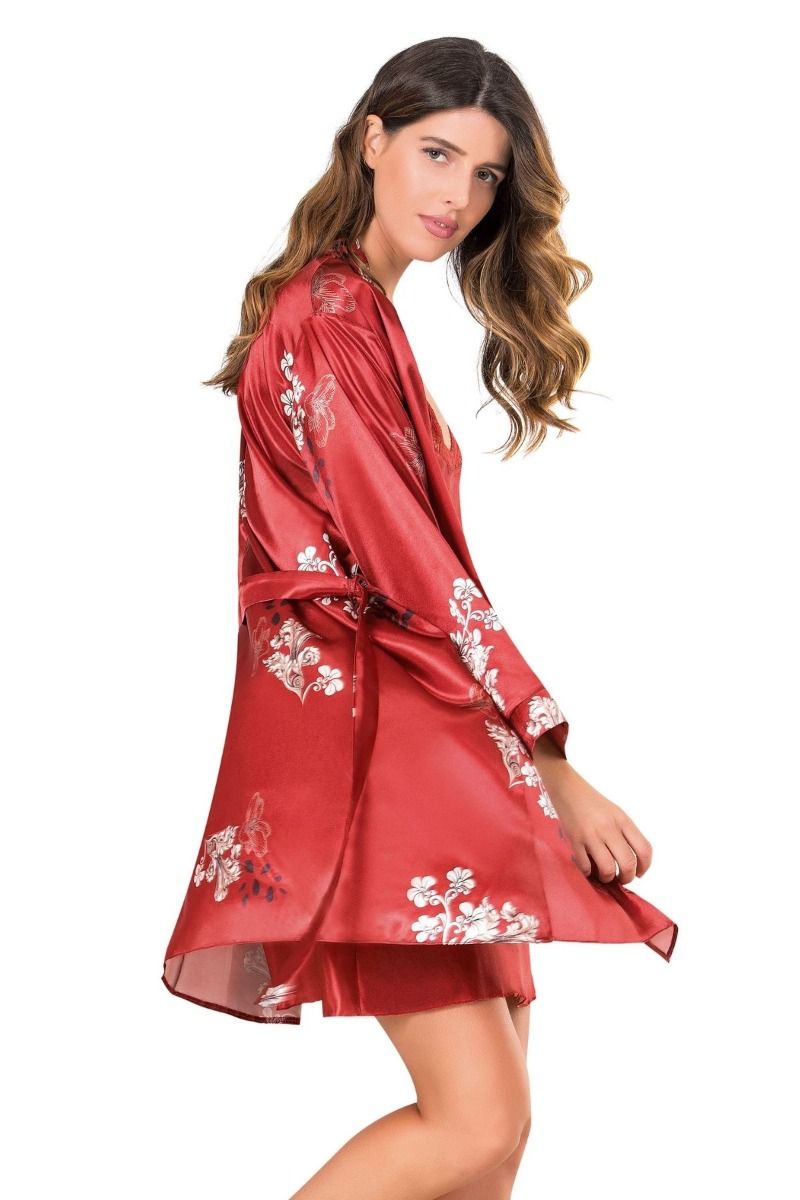 Γυναικείο σετ νυχτικό με ρόμπα Moongirl BLOSSOM