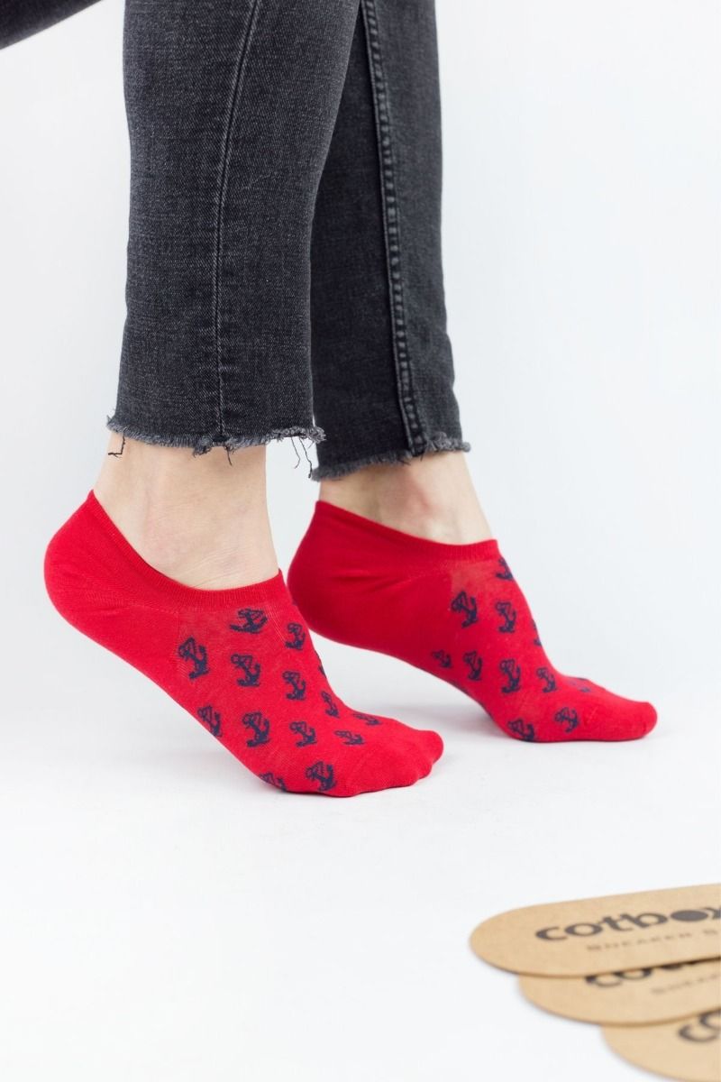 Ανδρικά σοσόνια no show κάλτσες Cotbox ANCHOR