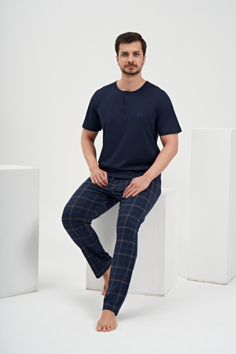 Ανδρική καλοκαιρινή Πιτζάμα Pijadore Armando βαμβακερή