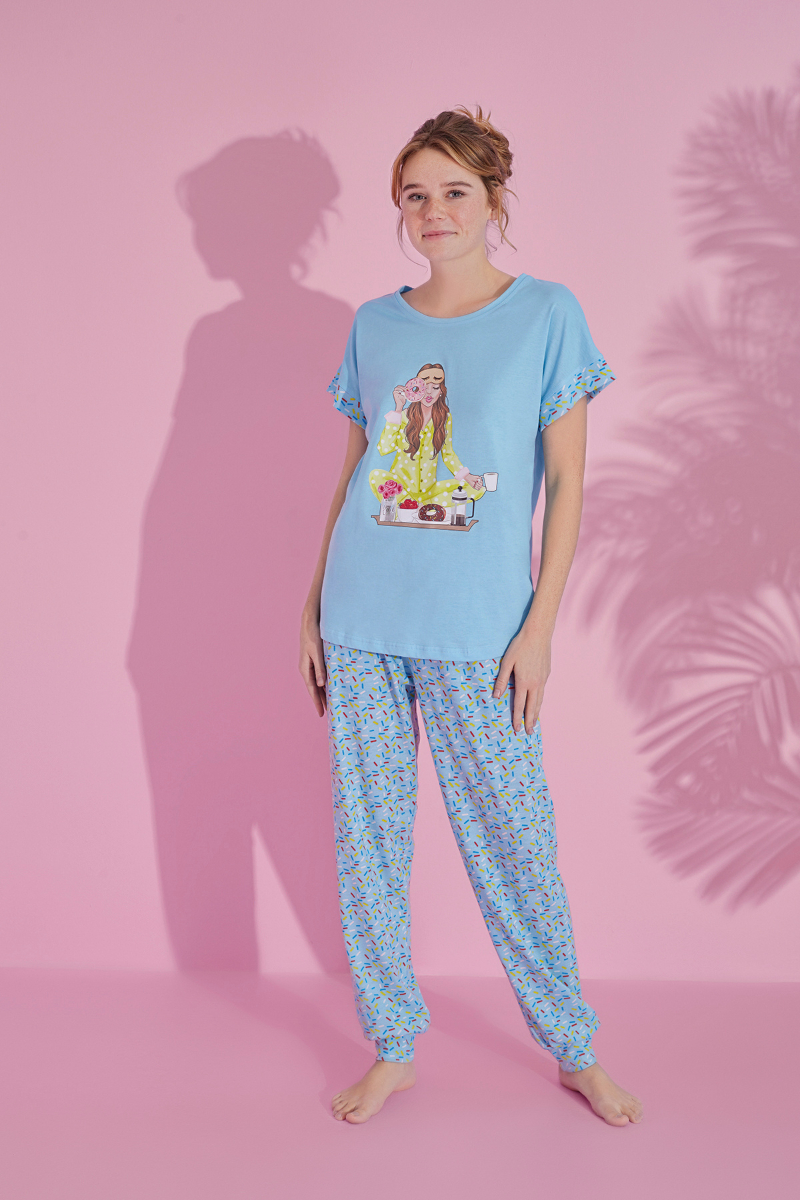 Γυναικεία Πιτζάμα PijaMood BREAKFAST