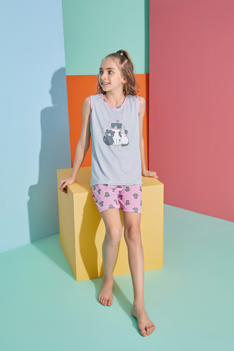 Παιδική Πιτζάμα Σορτσάκι PijaMood LOVE YOU MOM