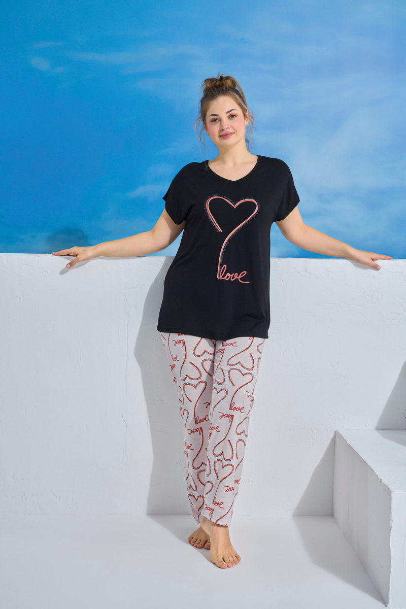 Πιτζάμα Plus Size PijaMood AMOUR