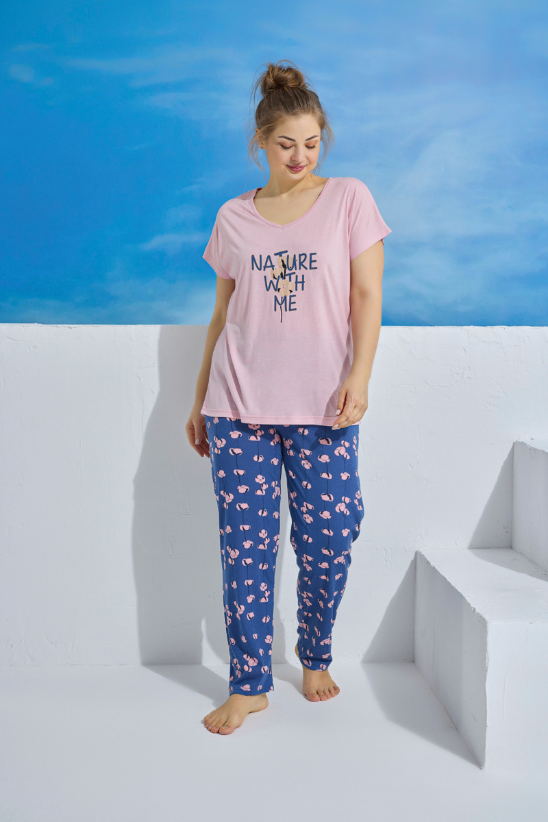 Πιτζάμα Plus Size PijaMood NATURE WITH ME