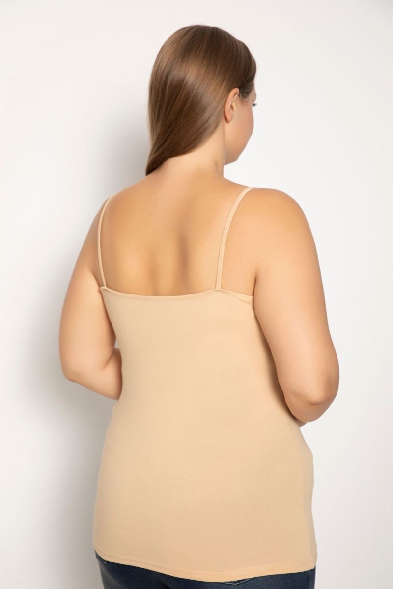 Γυναικείο Φανελάκι Plus Size siyah inci SIA