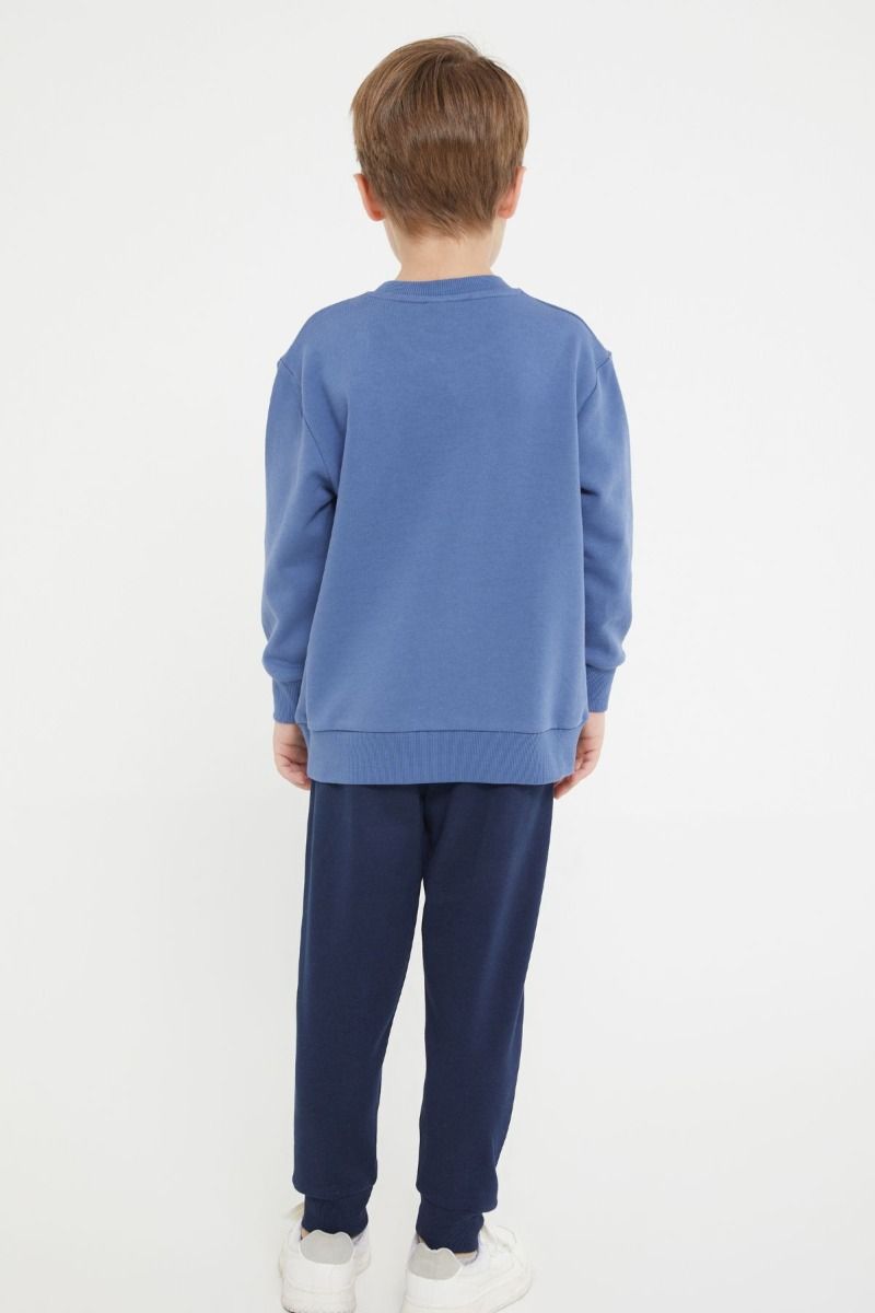 Παιδική φόρμα για αγόρι χειμωνιάτικη Roly Poly μπλε χρώμα
