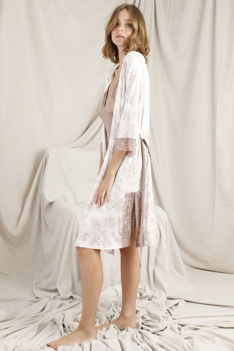 Γυναικείο Σετ Νυχτικό Με Ρόμπα Sevim CHRISSY