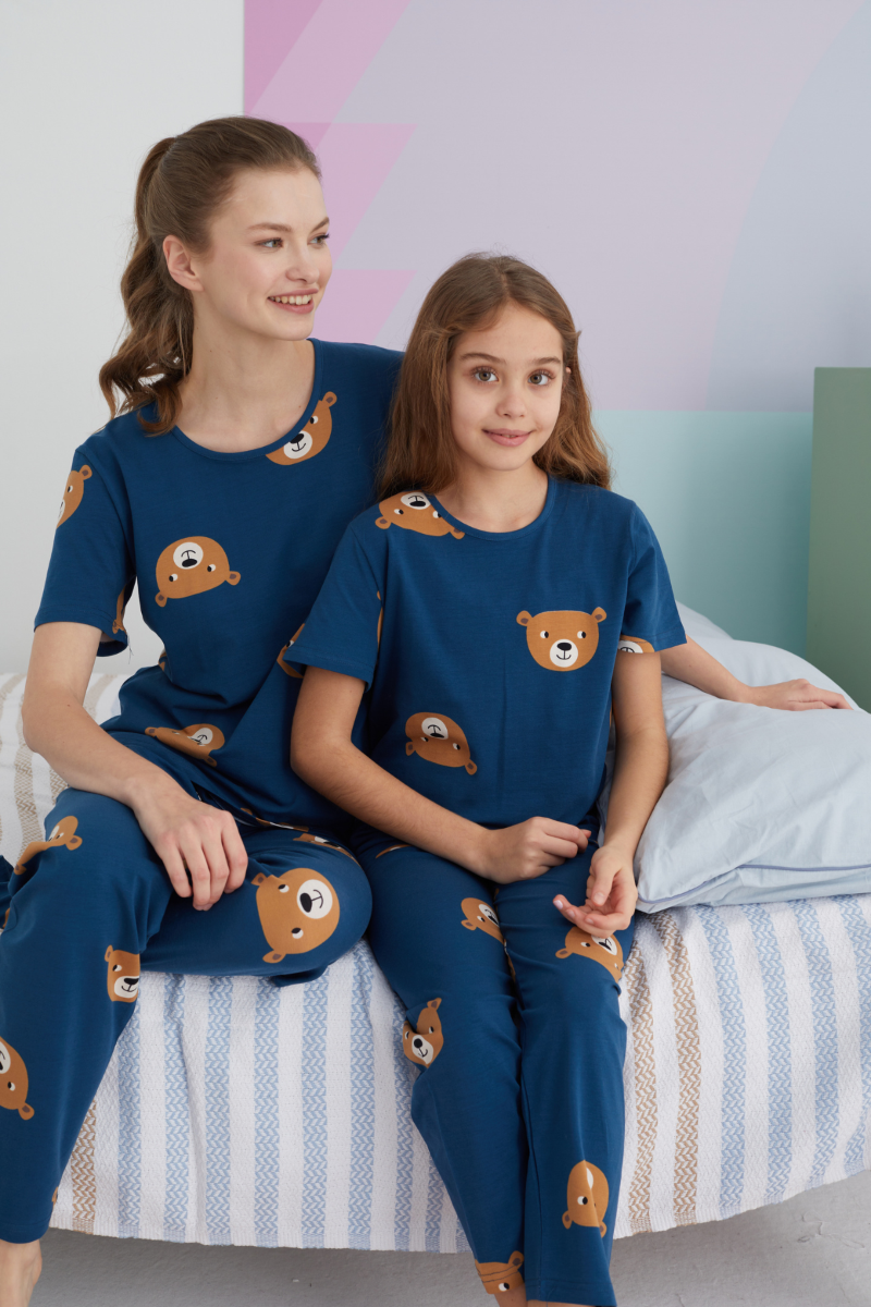 Πιτζάμα Μαμά και Κόρη "Sexen" BEARS