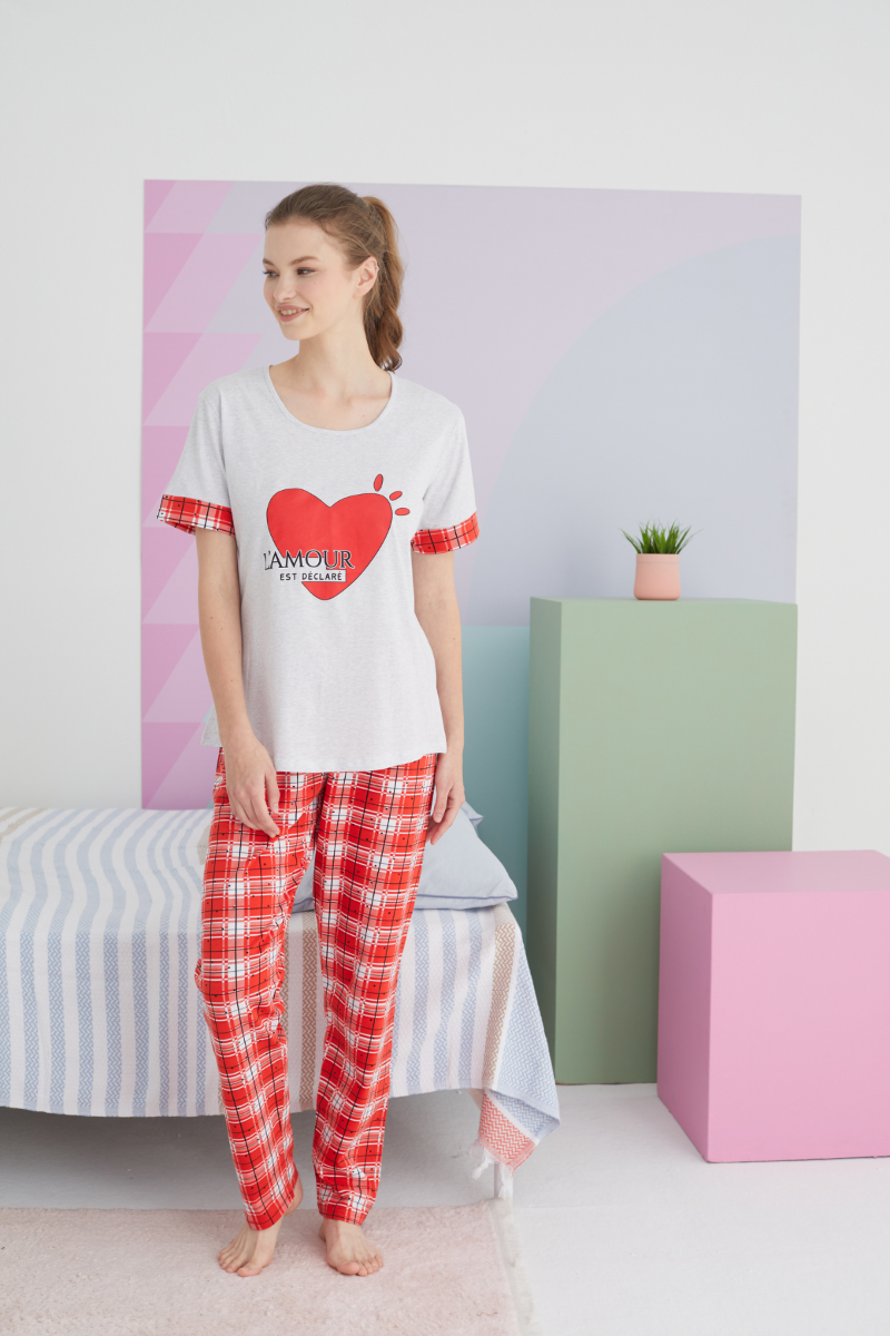 Πιτζάμα Μαμά και Κόρη "Sexen" L'AMOUR
