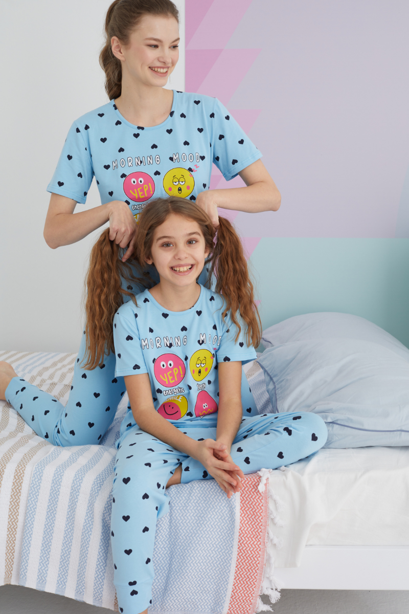 Πιτζάμα Μαμά και Κόρη "Sexen" MORNING MOOD