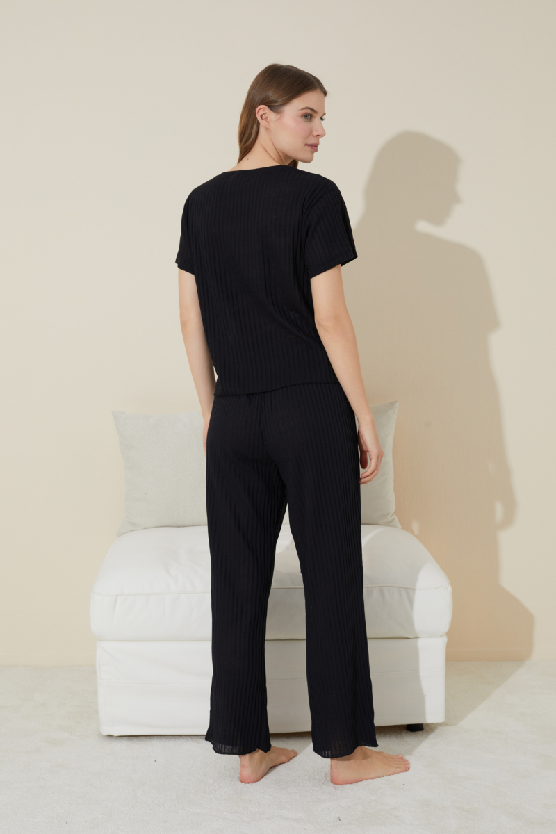 Πιτζάμα siyah inci ISABELLA BLACK