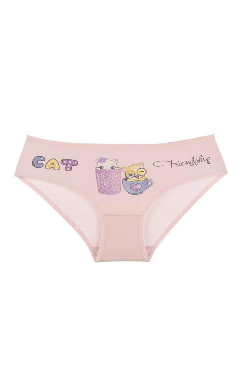 Κοριτσίστικα παιδικά σλιπάκια 5 Τεμάχια βαμβακερά με σχέδιο γάτες