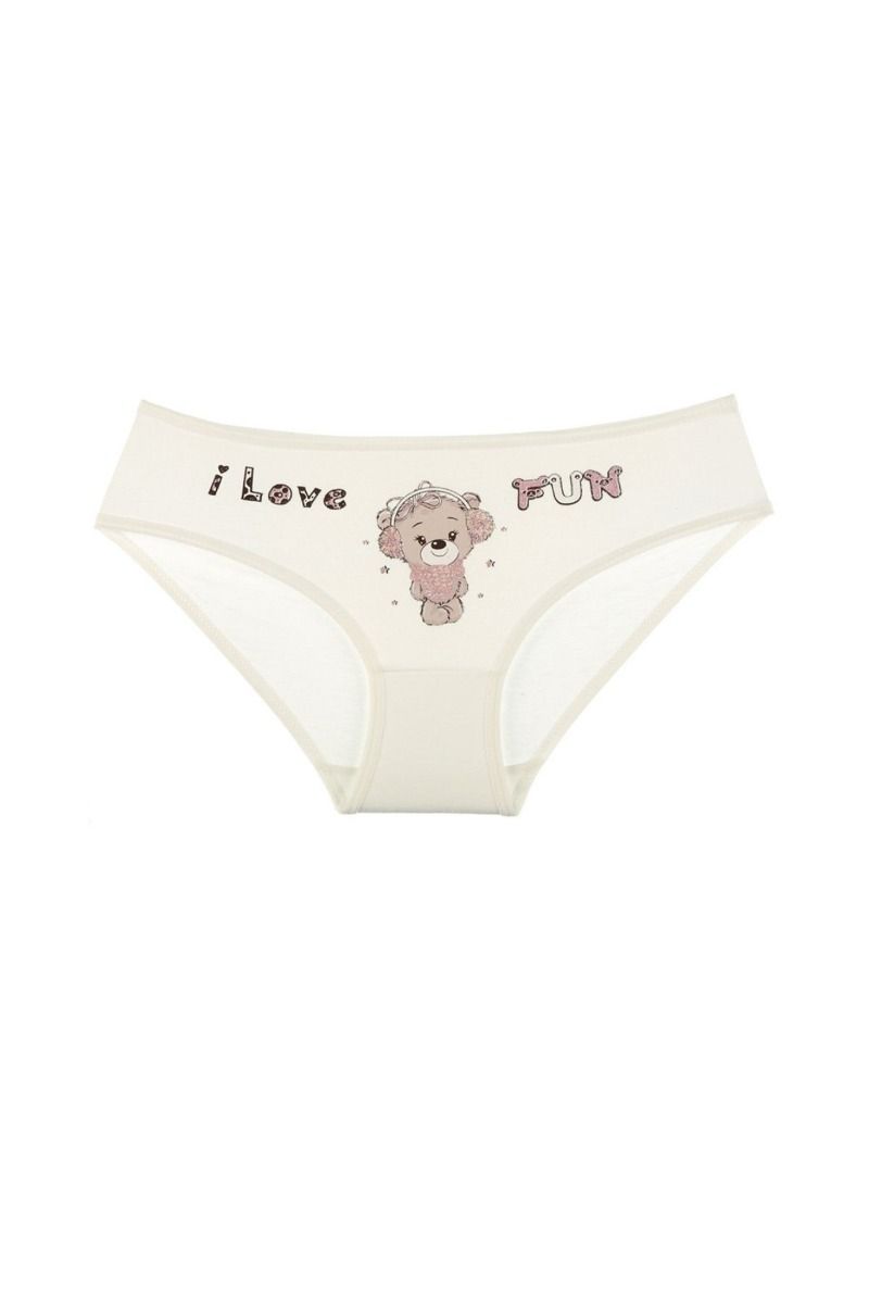 Κοριτσίστικα παιδικά σλιπάκια 5 Τεμάχια βαμβακερά με αρκουδάκι