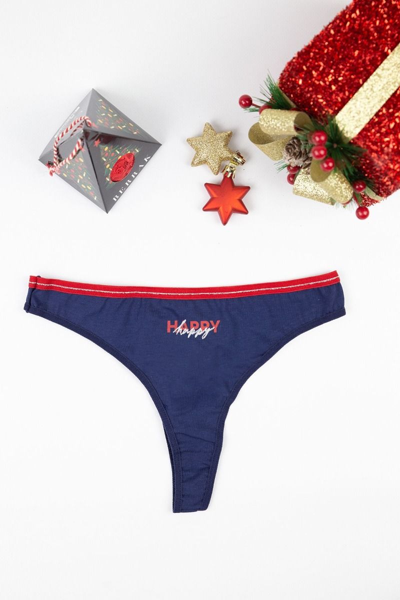 Γυναικείο String Berrak VERY HAPPY II βαμβακερό με κουτί