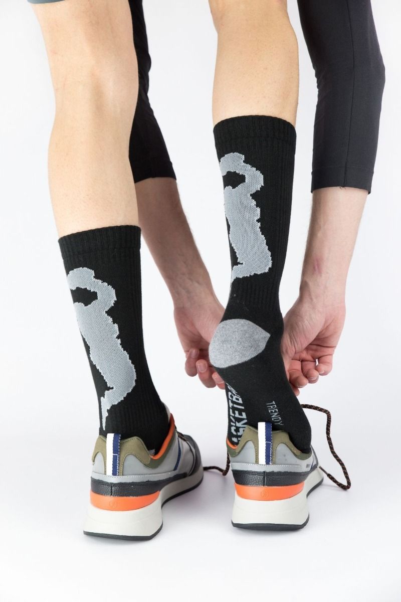 Αθλητικές κάλτσες Trendy 2 ζευγάρια πολύχρωμο