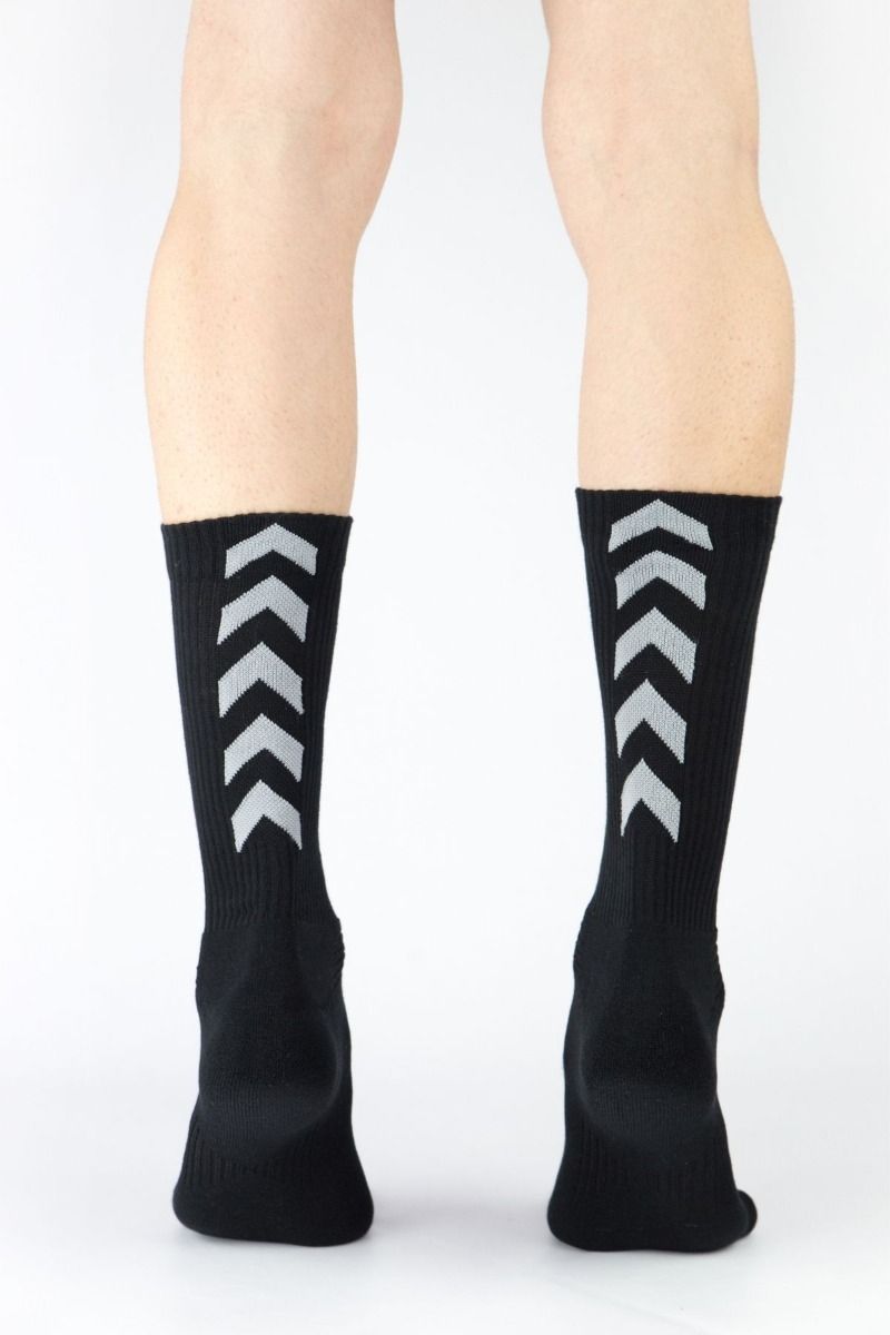 Αθλητικές κάλτσες Trendy 3 ζευγάρια μαύρο γκρι μπλε