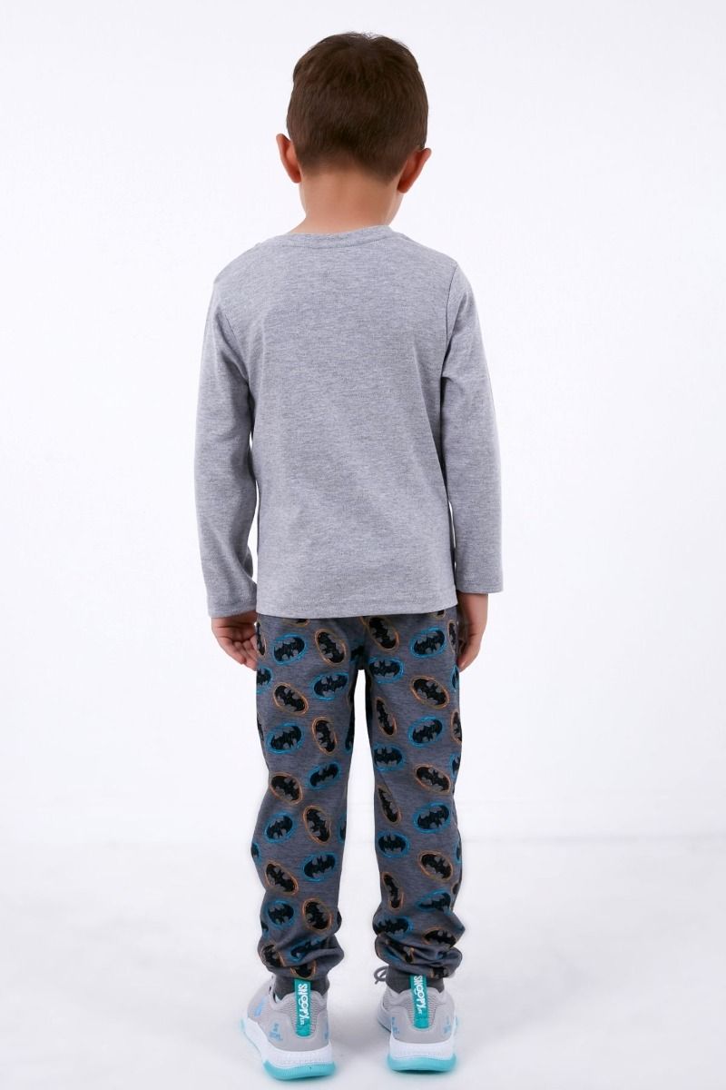 Αγορίστικη παιδική χειμωνιάτικη πιτζάμα βαμβακερή Batman Warner Bros