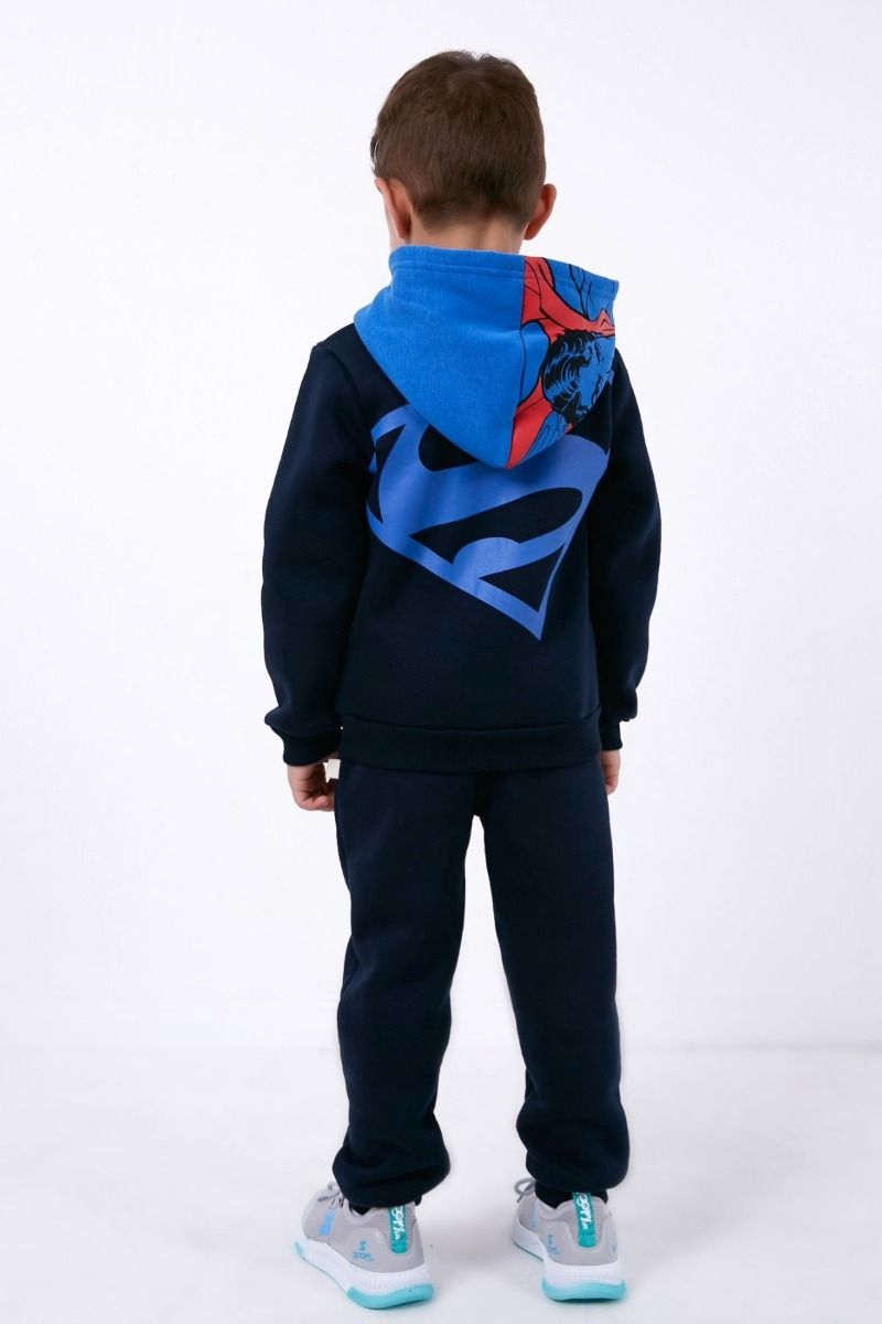 Παιδική φόρμα αγορίστικη μακρυμάνικo φούτερ κουκούλα Warner Bros