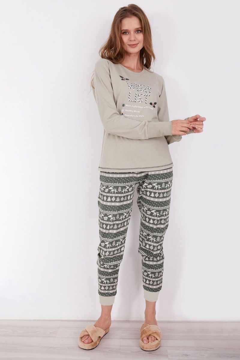 Γυναικεία χειμωνιάτικη πιτζάμα "Arnetta" WISH LIST