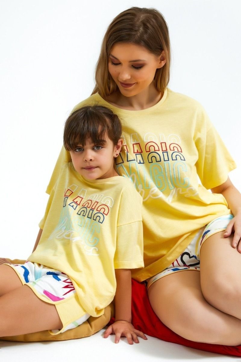 Πιτζάμα Μαμά και Κόρη "Roly Poly" MAGIC