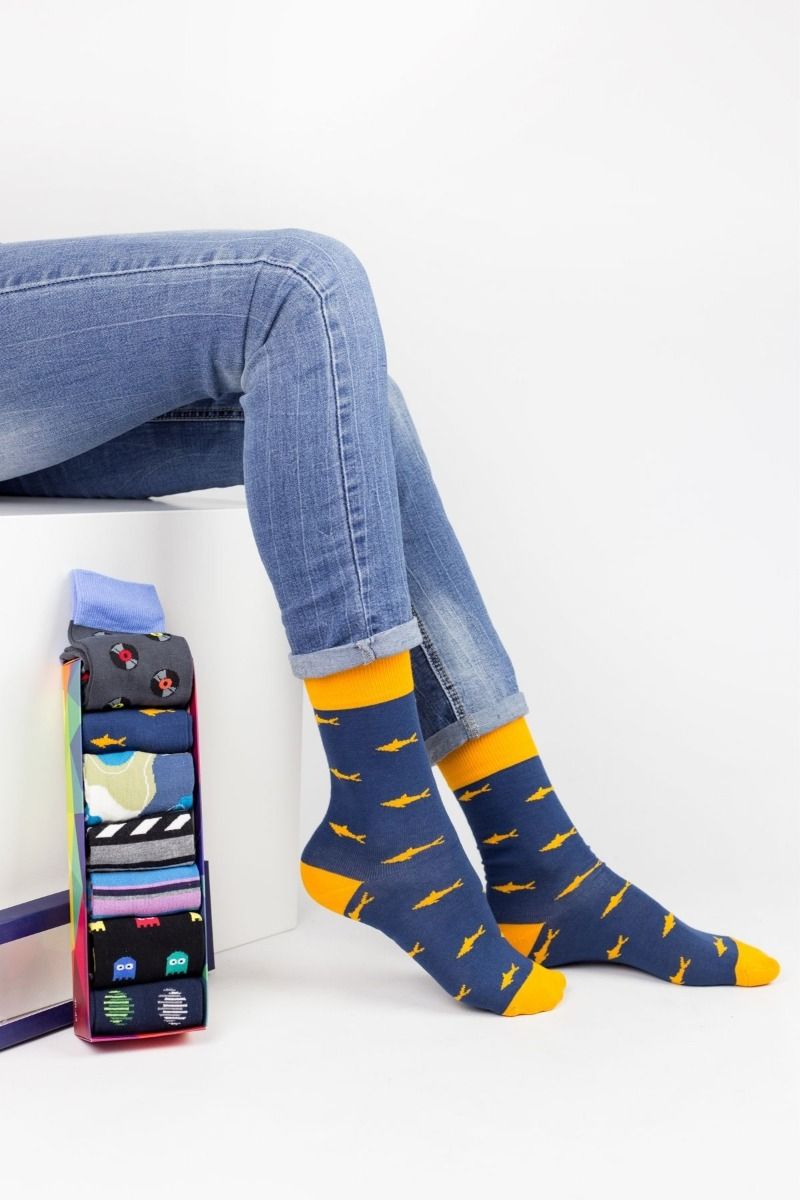 Fashion Κάλτσες Design VINTAGE 7 Ζευγάρια