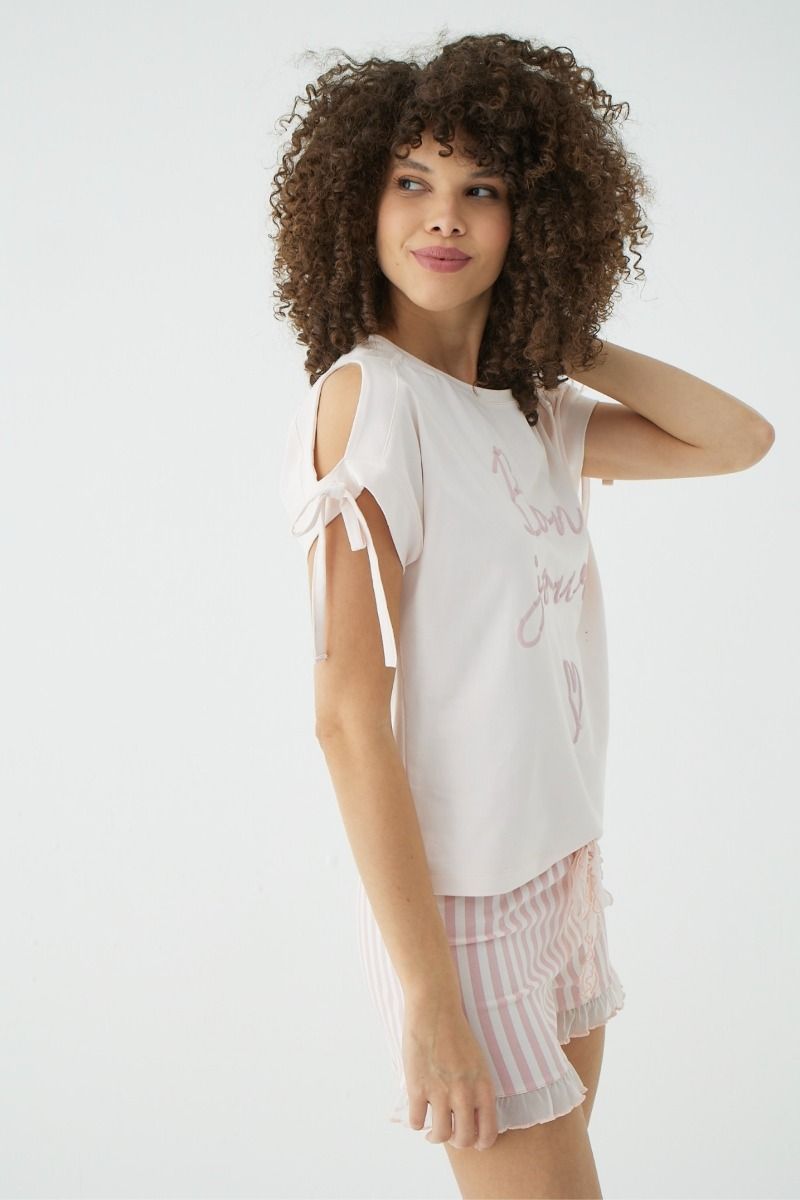 Γυναικεία Πιτζάμα Σορτσάκι "Ipektenim" ROMANTIC