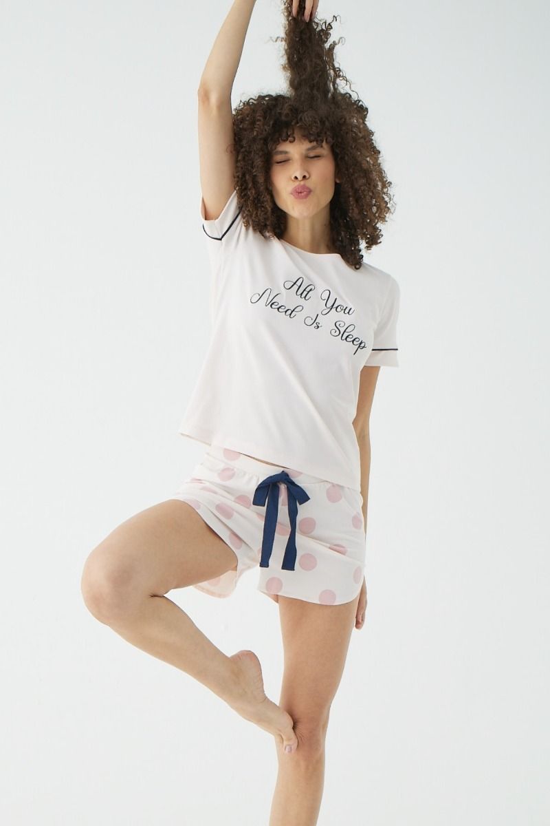 Γυναικεία Πιτζάμα Σορτσάκι "Ipektenim" ALL YOU NEED IS SLEEP
