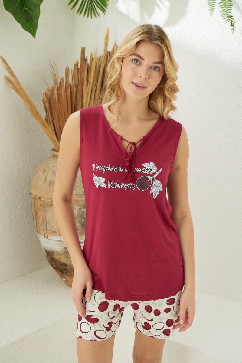 Γυναικεία Πιτζάμα Σορτσάκι "Modalove" RELAX