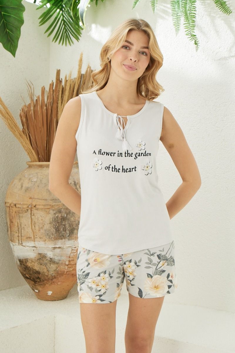 Γυναικεία Πιτζάμα Σορτσάκι "Modalove" GARDEN II
