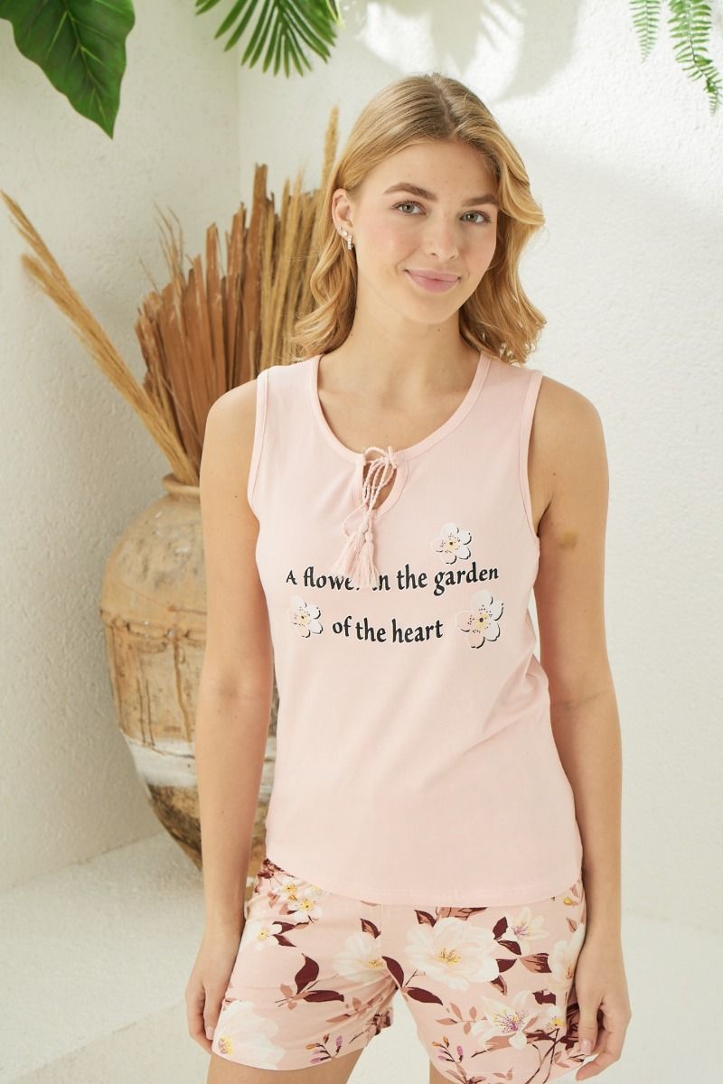 Γυναικεία Πιτζάμα Σορτσάκι "Modalove" GARDEN