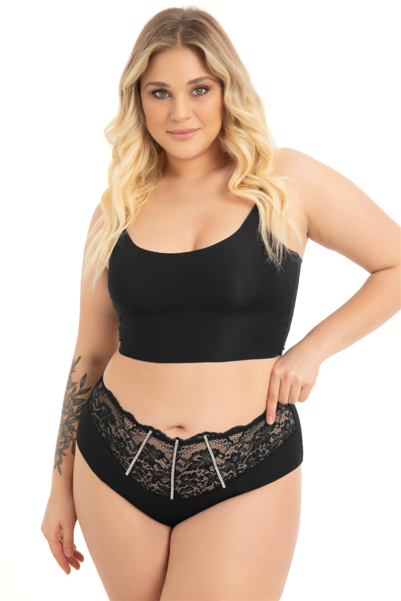 Γυναικείο Ψηλόμεσο Εσώρουχο Cotton Hill NASTIA σε 5 χρώματα