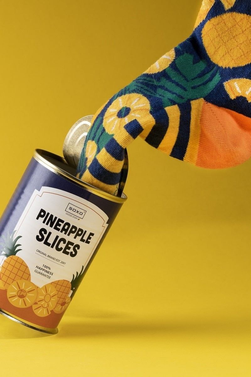 Fashion Κάλτσες "Soxo" PINEAPPLE SLICES