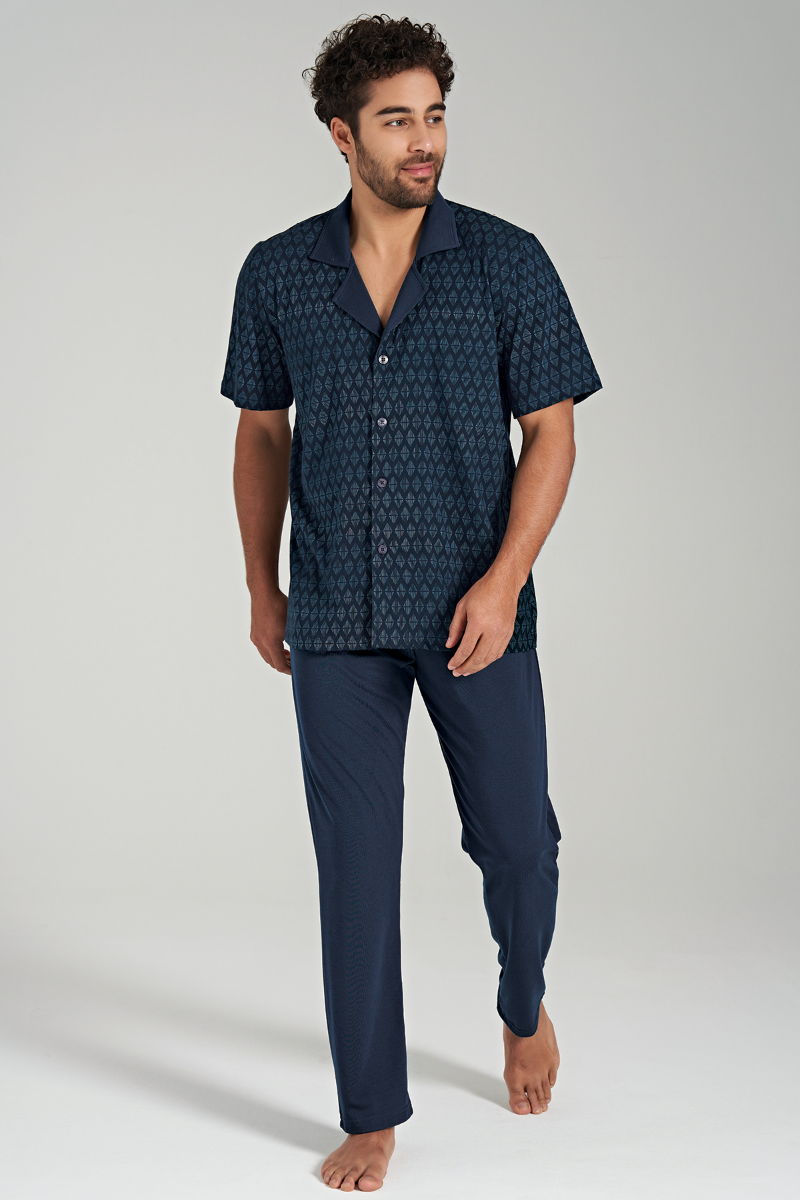 Ανδρική καλοκαιρινή Πιτζάμα Pijadore Victor βαμβακερή