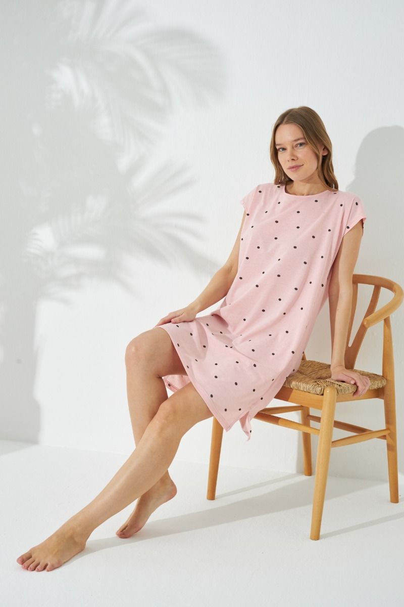 Νυχτικό "siyah inci" DOTS