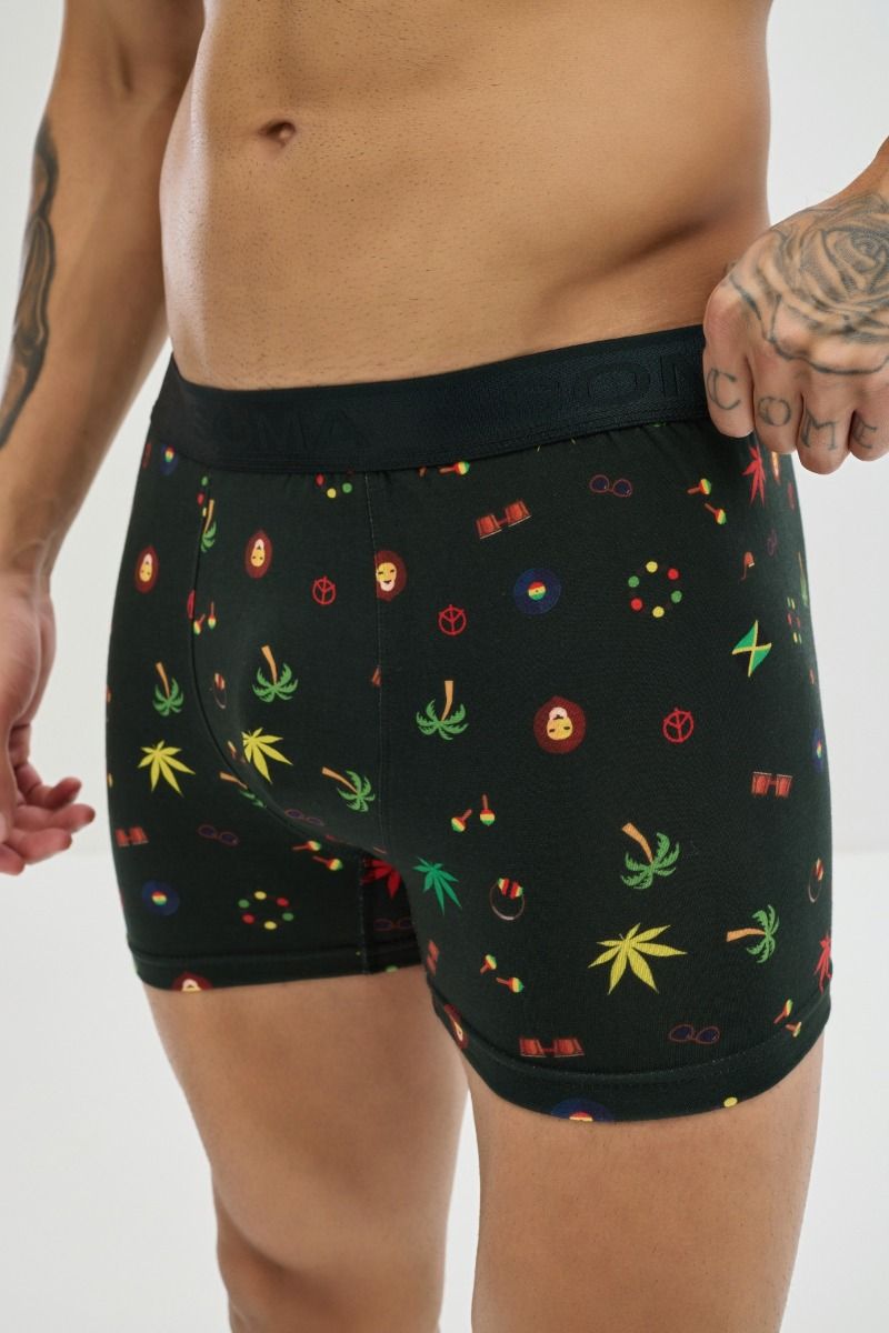 Ανδρικό εσώρουχο Boxer "SOMA" βαμβακερό με πολύχρωμα σχέδια