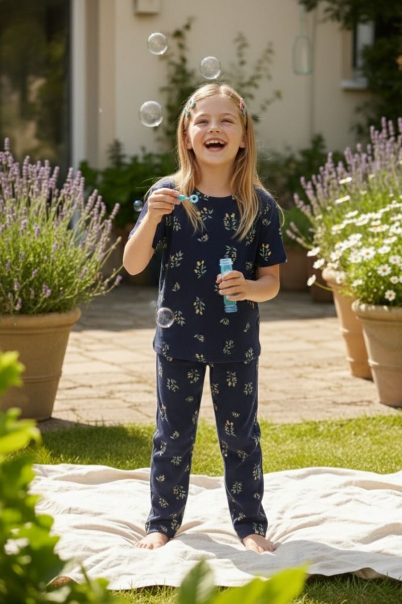 Πιτζάμα Μαμά και Κόρη "Siyah Inci" MALENA III