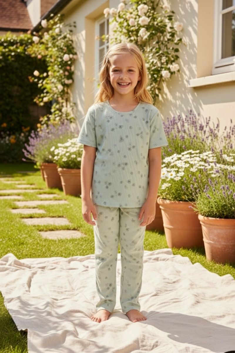 Πιτζάμα Μαμά και Κόρη "Siyah Inci" MALENA