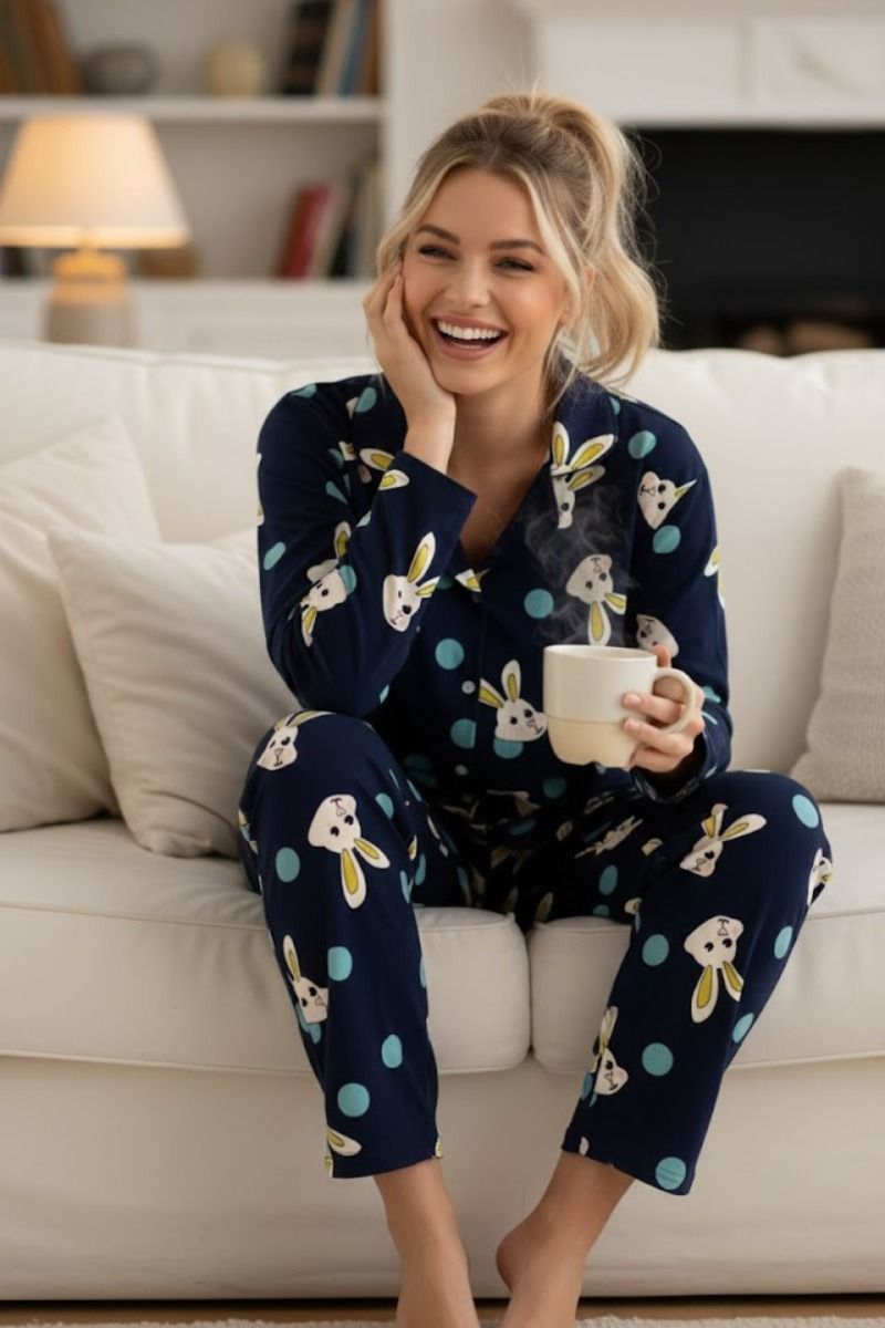 Γυναικεία Πιτζάμα "siyah inci" RABBIT II