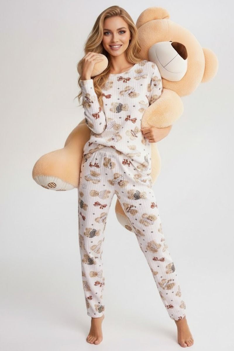 Γυναικεία Πιτζάμα "siyah inci" TEDDY