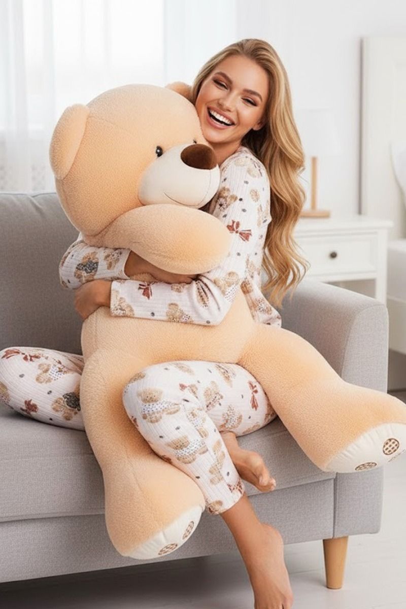 Γυναικεία Πιτζάμα "siyah inci" TEDDY