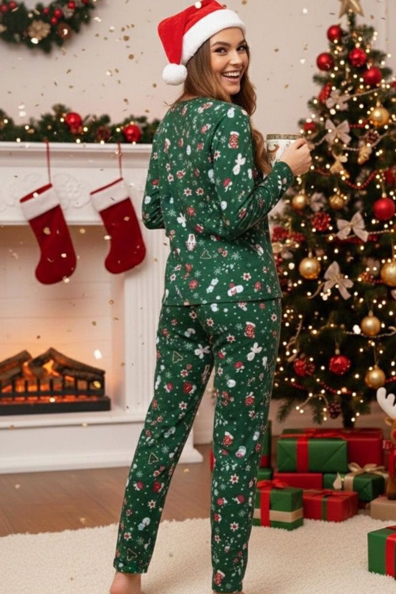 Γυναικεία Πιτζάμα Thermal "Siyah Inci" JOLLY GREEN II