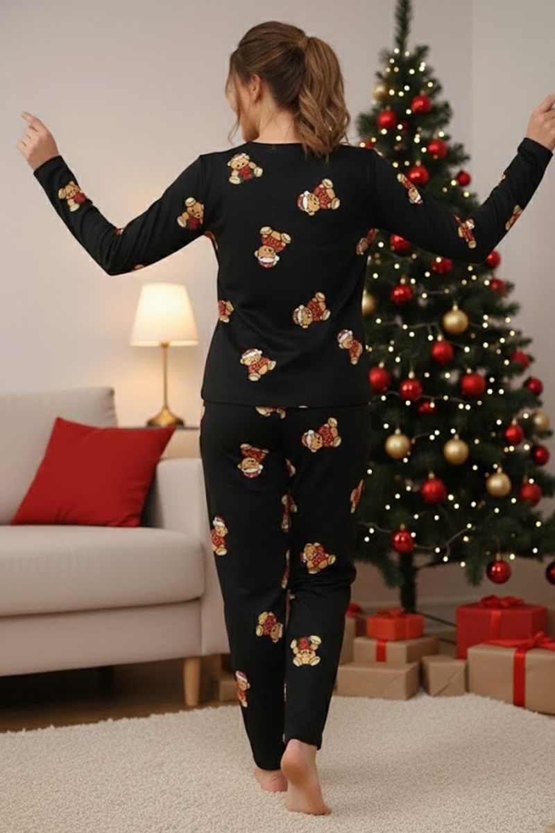 Γυναικεία Πιτζάμα Thermal "Siyah Inci" JOLLY TEDDY
