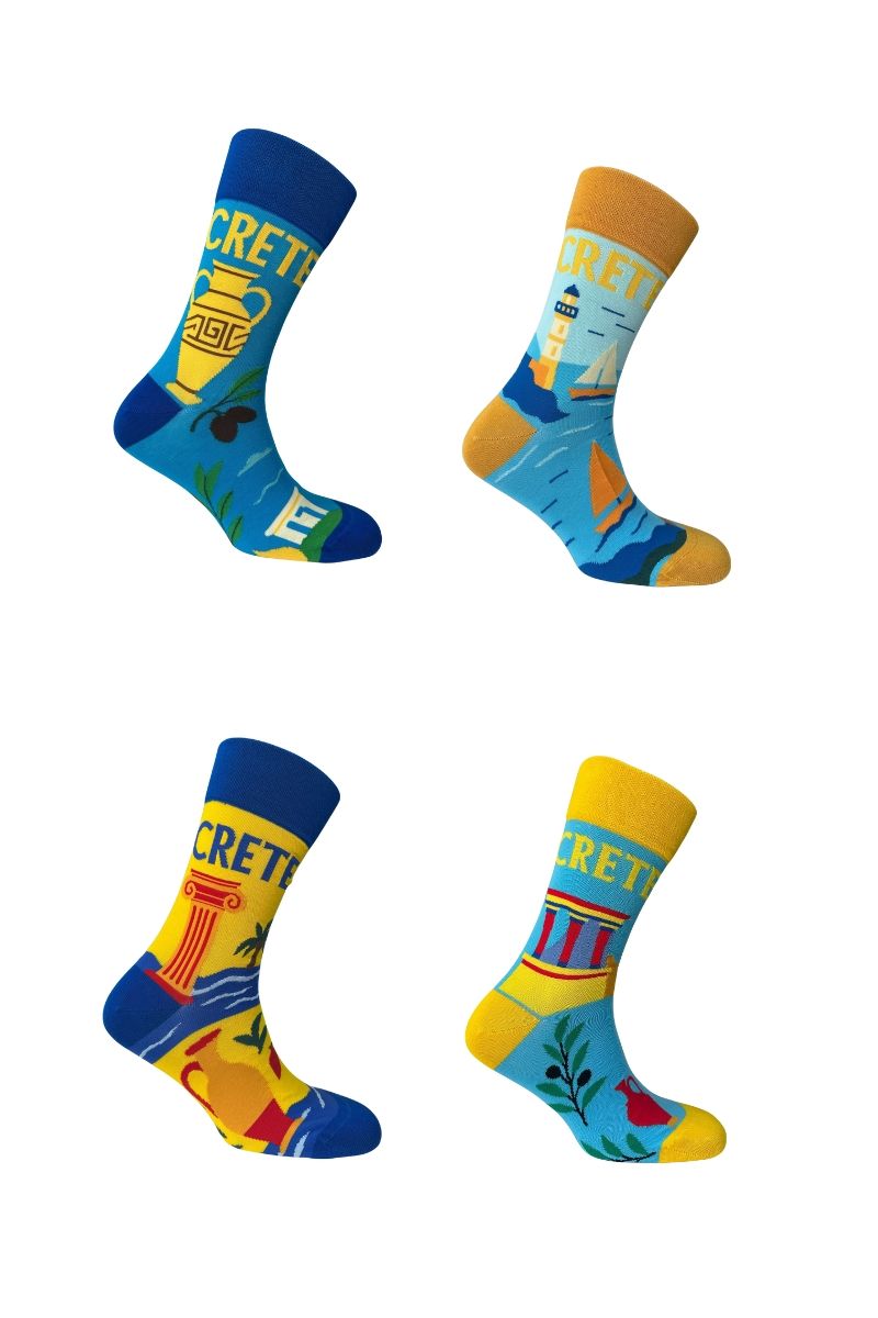 Fashion Κάλτσες "SOMA" CRETE 4 Ζευγάρια