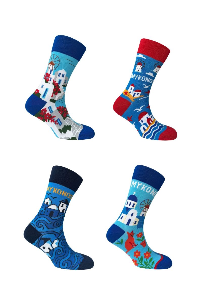 Fashion Κάλτσες "SOMA" MYKONOS 4 Ζευγάρια