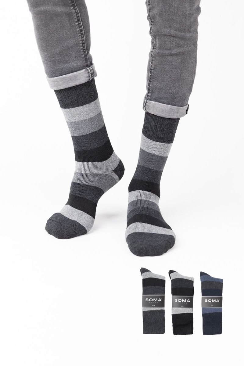 Casual Πετσετέ Κάλτσες "SOMA" MARCOS 3 Ζευγάρια