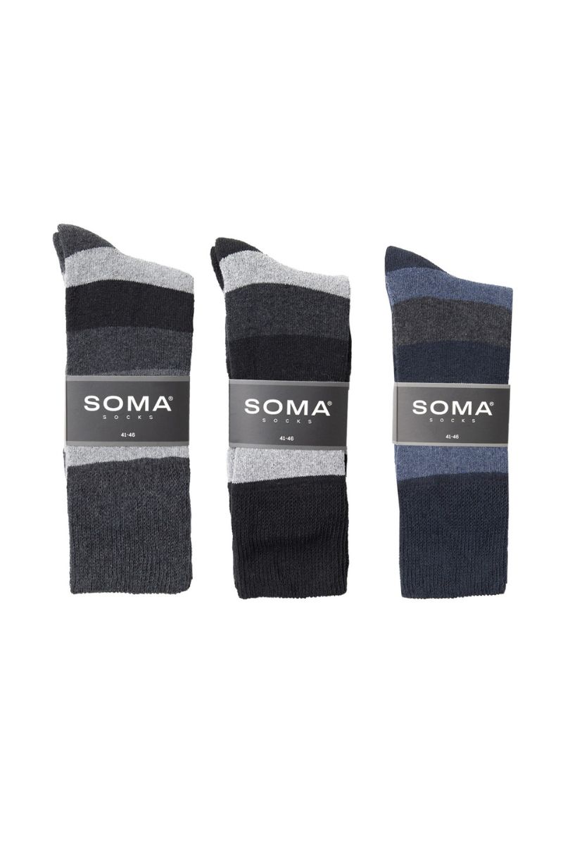 Casual Πετσετέ Κάλτσες "SOMA" MARCOS 3 Ζευγάρια