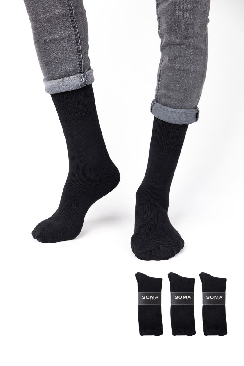 Casual Πετσετέ Κάλτσες "SOMA" COBY II 3 Ζευγάρια
