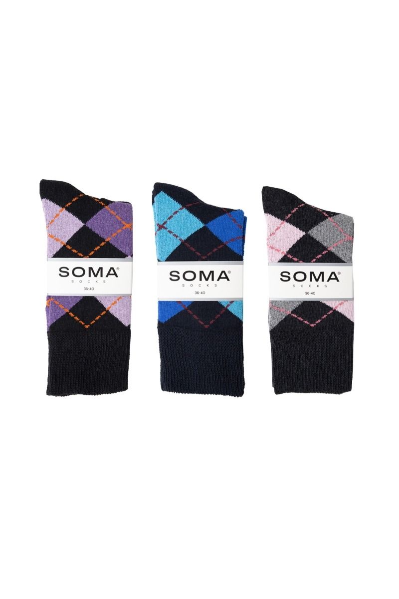 Casual Πετσετέ Κάλτσες "SOMA" KRISTY 3 Ζευγάρια