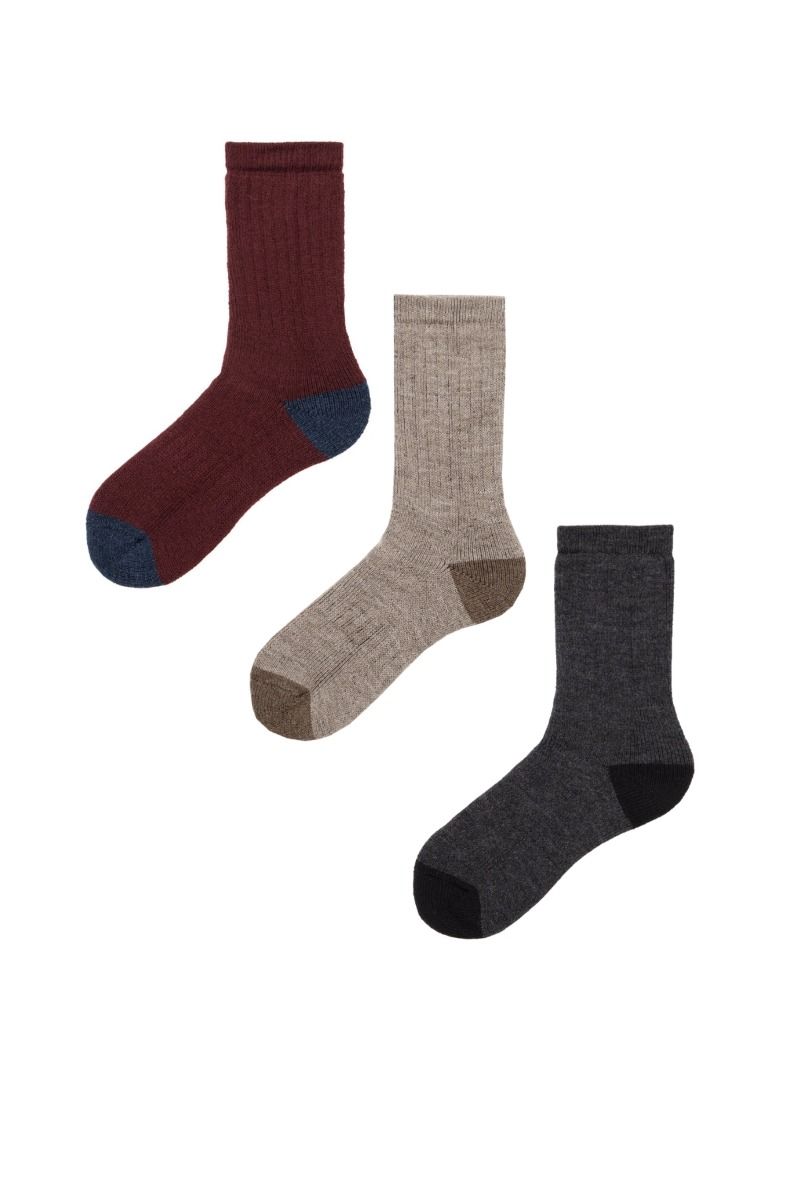 Γυναικείες Μάλλινες Ισοθερμικές Κάλτσες 3 Ζευγάρια σε τρία χρώματα